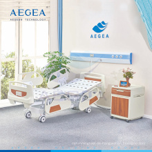 AG-BY004 preisgünstiges elektrisches Krankenhausbett mit 5 Funktionen mit Entwässerungshaken